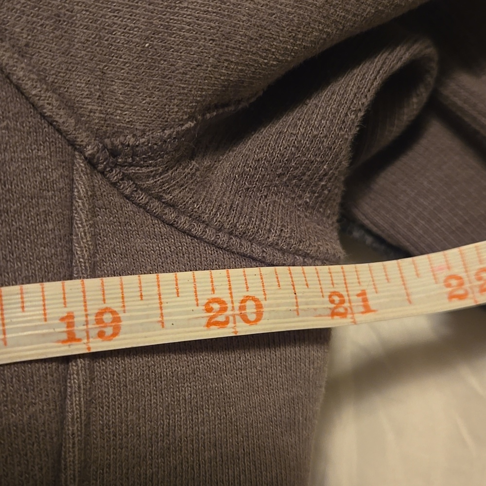 Lululemon - Women’s Hooded Zip Jacket - Taupe Sz Lg - Picture 7 of 8